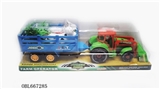 OBL667285 - Taxi disassembling the farmer on-board animals with grass. Tool