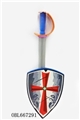 OBL667291 - With western sword cross shield