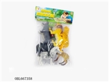 OBL667358 - Set of 6 pack simulation animals