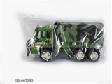 OBL667393 - 电镀座惯性军用迷彩帆布车