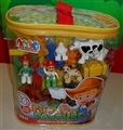 OBL667493 - Farm building blocks 66 PCS