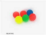 OBL667982 - 6只庄45mm磨砂弹跳球