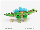 OBL668102 - 电动恐龙（带音乐、多处七彩灯、投影、生蛋)