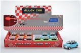 OBL668184 - 1:32 alloy driving back door mini 4 color orange
