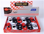 OBL668197 - 1:32 alloy back door driving porsche car 3 color orange