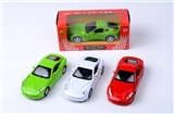 OBL668722 - 1:32 alloy back door driving ferrari car 4 color orange