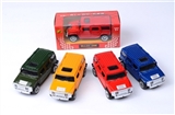 OBL668726 - 1:32 alloy back door driving hummers 4 color orange