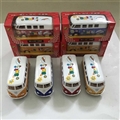 OBL668732 - 1:32 alloy driving back door printing grain bus 4 color orange