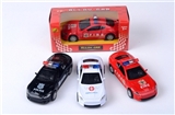 OBL668734 - 1:32 alloy driving back door maserati police car 3 color orange