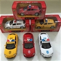 OBL668742 - 1:32 alloy driving back door lamborghini police car 3 color orange