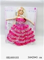 OBL669103 - 11 "cardboard dress barbie