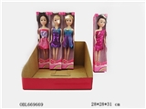 OBL669669 - 12 "DOLL (4 asstd) 12 inch dolls 4 mixed