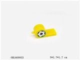 OBL669933 - 6 only 1 bag of football whistle