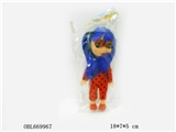 OBL669967 - 6 "empty handed ladybug girl dolls