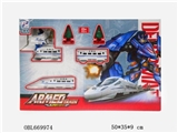 OBL669974 - The electric rail train harmony deformation
