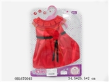 OBL670045 - Red dress