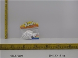 OBL670109 - 16cm充棉鱼袋4只水彩笔