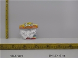 OBL670110 - 17cm充棉蝴蝶袋4只水彩笔