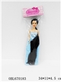 OBL670183 - 11.5 inch long hair princess real live hand 1 3 color