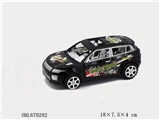 OBL670292 - Graffiti land rover inertial car