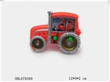 OBL670399 - The tractor water machine (yellow, green, and red)