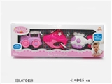 OBL670418 - Girls only three color baby bell