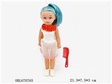 OBL670765 - Bag and 9 inches zhuang fat child with comb