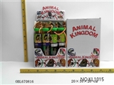 OBL670816 - 12 only 2 inch dinosaurs 3 parts