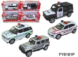 OBL671207 - 1:32合金路虎/牧马人/卡宴/奔驰警车
