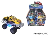 OBL671237 - 1:36合金越野福特皮卡警车