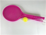 OBL671521 - Plastic tennis racket with a ball