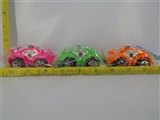 OBL671729 - Solid color cord cartoon car (bell)