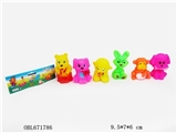 OBL671786 - 6 evade glue zhuang animals
