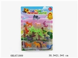 OBL671909 - Double blister cartoon farm