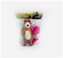 OBL672575 - 3 and a half inch Martha and bears (with six sound Russian music)