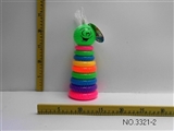 OBL673479 - Small nine layer rainbow ring ball (smiling face, strange face)
