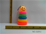 OBL673480 - Rainbow ring ball smiling face, strange face