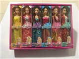 OBL673672 - 11.5 inch solid barbie 6 color 12 carry only display box
