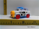 OBL673695 - Pull the light snow cartoon cows