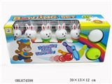 OBL674598 - The small white rabbit flash bowling