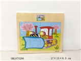 OBL675286 - 12 truck wooden puzzles