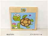 OBL675291 - 12 the turtle wooden puzzles