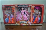 OBL675947 - High quality 12 inch joint real princess costume with 12 pieces clothes with ancient fan and ancient