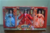 OBL675950 - High quality 12 inch solid body joints costume three princess