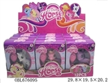 OBL676095 - High grade twelve evade glue pony polyster three mixed with comb belt cover display box