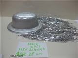 OBL676630 - 印花圆帽加雷射条12只装1袋