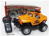 OBL677495 - Two big wheel off-road vehicles