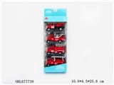 OBL677739 - 1:64滑行合金模型复古消防车