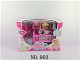 OBL678001 - The baby bed plus girl take six of IC and accessories