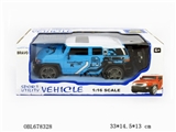 OBL678328 - 1 in 16 four-way remote control car Toyota FJ cruiser 】 【